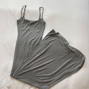 Skims Fits Everybody Maxi Dress, Gray